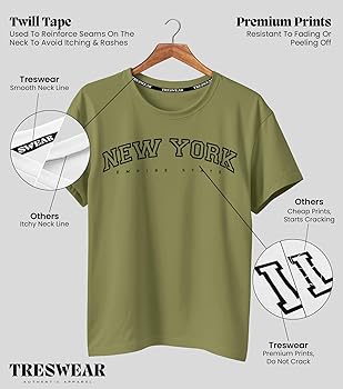 Treswear - Womens Oversized Graphic Tee Shirts - Loose Fit